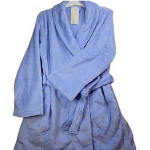 Charlotte LongStaple Terry Cloth Solid Luxury BathRobe Hotel/Spa M 36in NWT